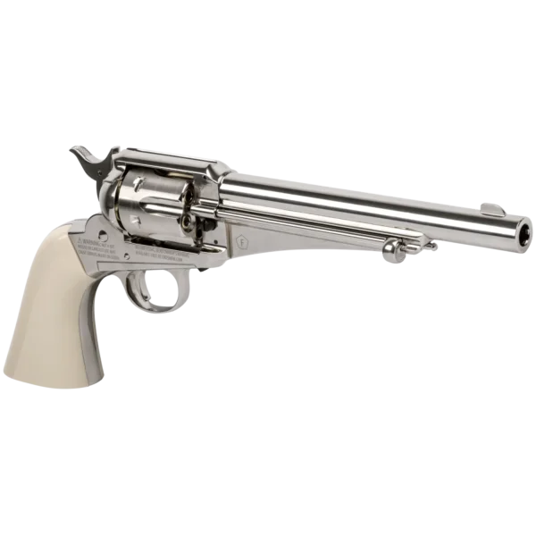 Remington 1875 BB Pellet air pistol revolver right angle view