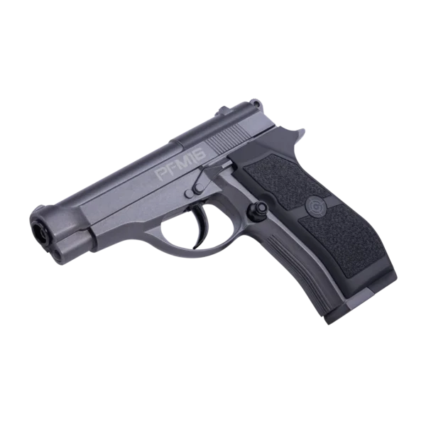 Crosman PFM16 CO2 BB pistol left angle view