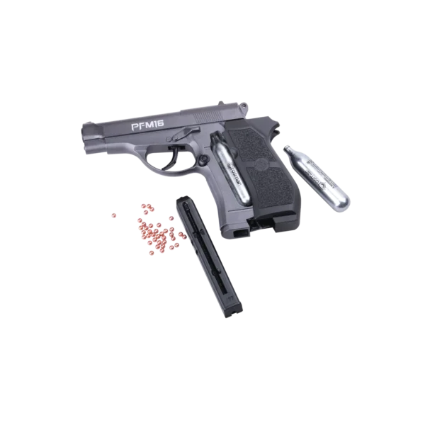 Crosman CO2 BB pistol with open grip and CO2 and ammo