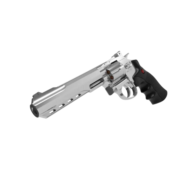 Crosman BB revolver left barrel view