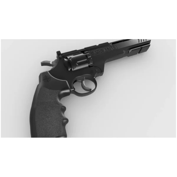 Crosman Vigilante Revolver Air Pistol Pellet / BB close up product picture of the trigger