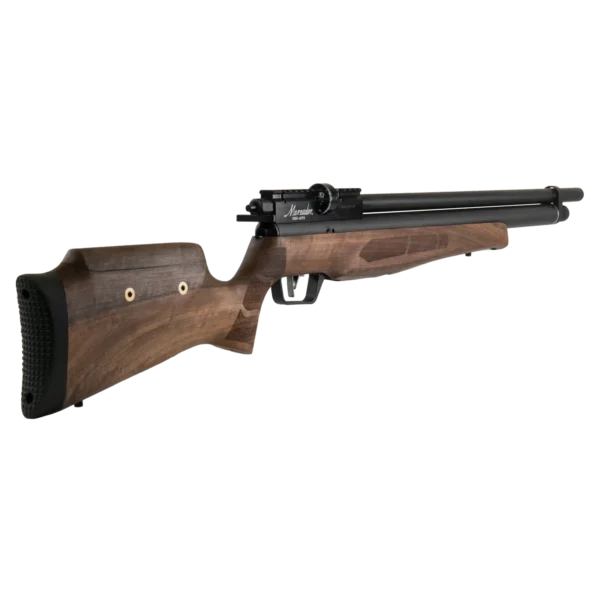 Bejamin Marauder Semi-Auto PCP Powered, Multi-Shot Semi-Automatic, .22 Cal. Air Rifle, Wood Stock, angled back right view