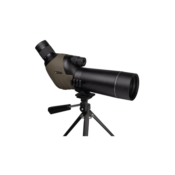 20-60x Spotting Scope right view with tripod product picture